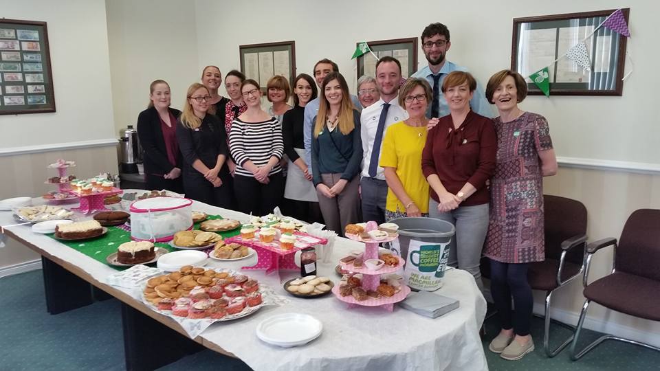 Macmillan Coffee Morning - Lurgan accounting team